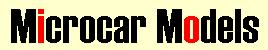 MICROCAR MODELS