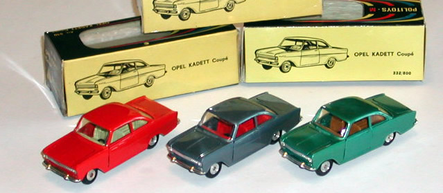 ミニカー POLITOYS-M OPEL KADETT Coupe 510 POLITOYS-M OPEL KADETT