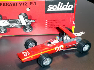 Miniature Solido Ferrari F1 – Échelle 1/43 – Avec Boîte D’origine
