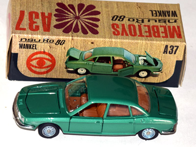 Miniature Mebetoys Italy – NSU RO 80 WANKEL A37 (occasion)