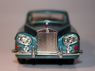 Politoys M518 Italie Rolls Royce Silver Cloud III Coupé Mulliner 1:43 Gris Foncé