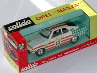 Opel Manta 1900 SR - Solido Série 100 N°188 - Échelle 1/43 - Occasion